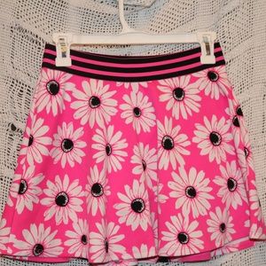 Pink Flower Skort